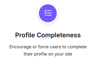 Ultimate Member Profile Completeness Extension
