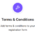 Ultimate Member Terms & Conditions Extension